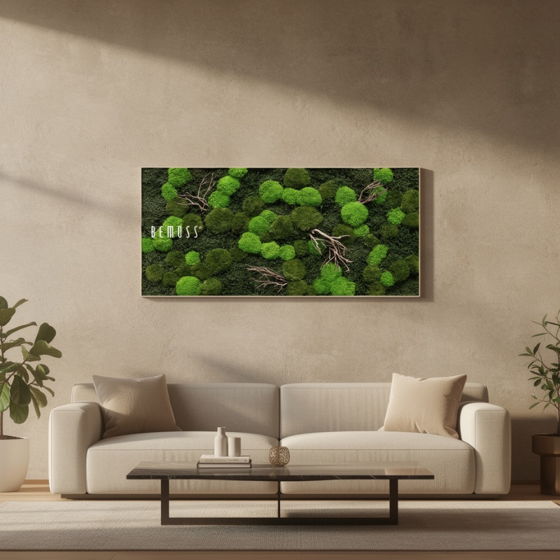 Moosbild FLACHMOOS & KUGELMOOS Doven WOOD – Bild 2