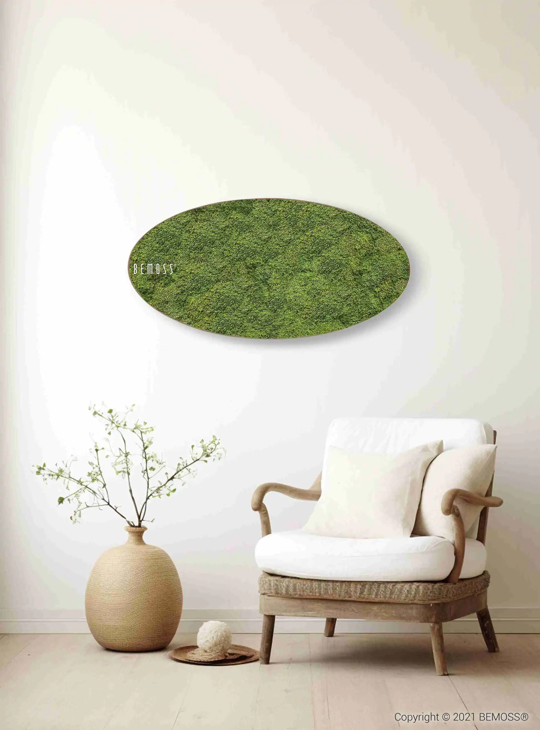 Moosbild Ellipse FLACHMOOS Light – Bild 2