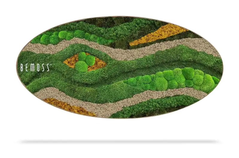 Moosbild Ellipse BEMOSS® ORTHO TOCÓN Autumn