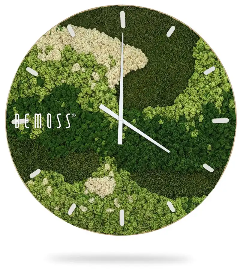 Moosuhr BEMOSS® ORTHO FOREST mit Ziffernblatt