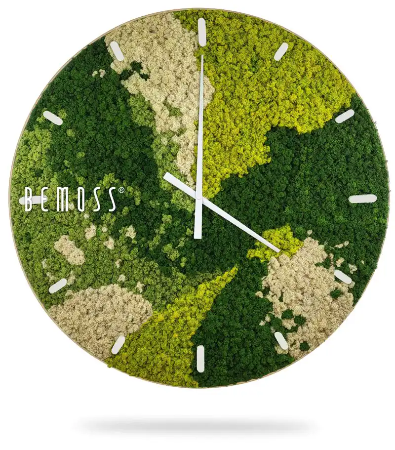 Moosuhr BEMOSS® ORTHO SPRING mit Ziffernblatt