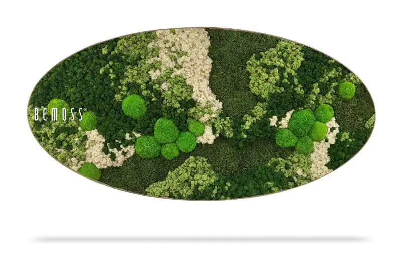 Moosbild Ellipse BEMOSS® ORTHO FOREST