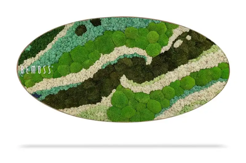 Moosbild Ellipse BEMOSS® ORTHO SWIRL