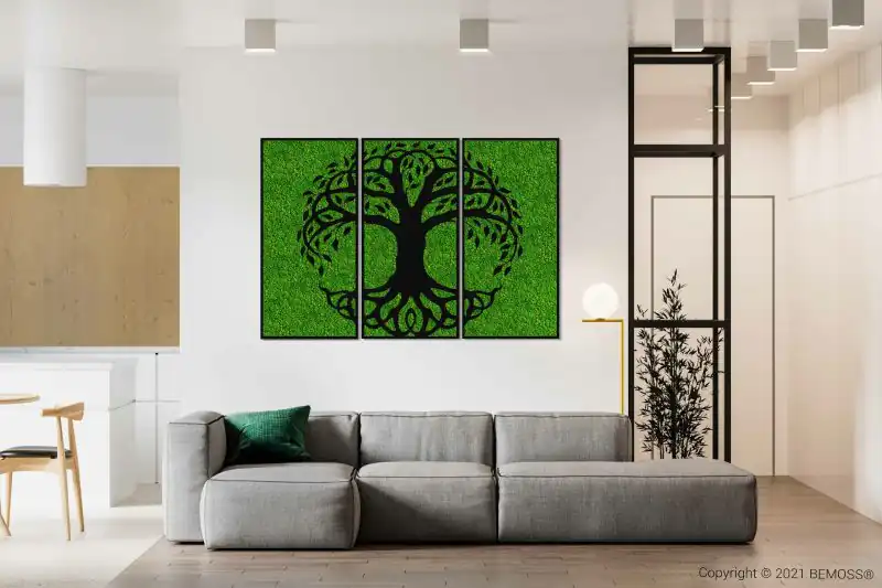 Moosbild Baum des Lebens (114x171cm)